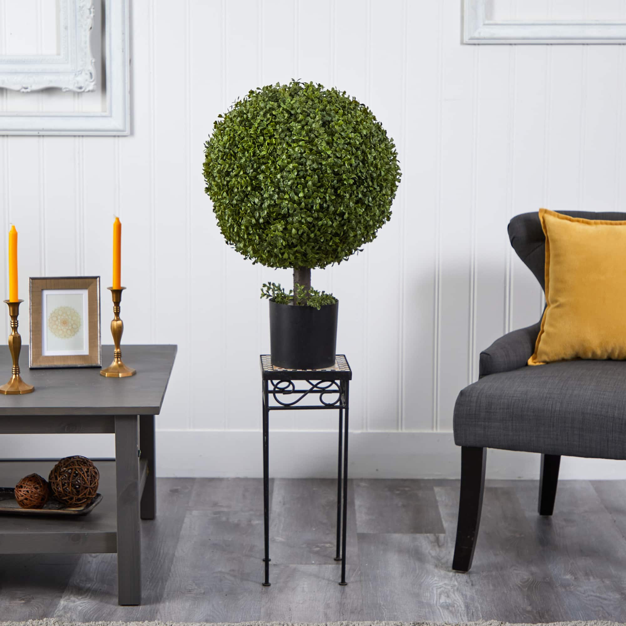 2.5ft. Potted Boxwood Ball Topiary Tree
